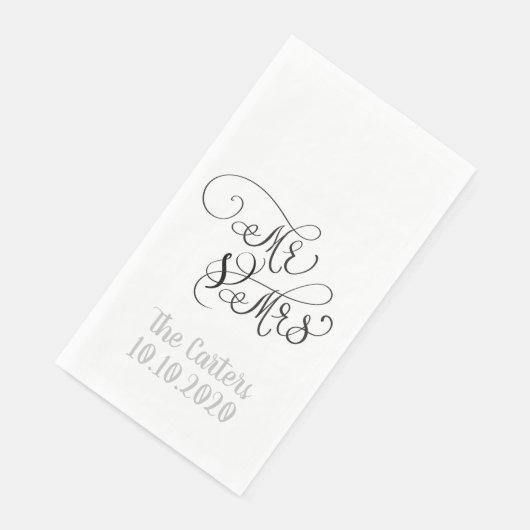 Mr. en mevrouw servet (Hoek)