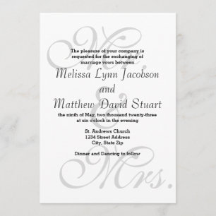 Mr. en mevrouw - Weddenschap Kaart