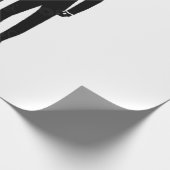 Mr en Mr inpakpapier wit en zwart (Hoek)