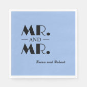 Mr en Mr LBGTQ Papier Servet (Voorkant)