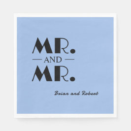 Mr en Mr LBGTQ Papier Servet