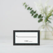 Mr. en Mr. Pin Gestreepte Plaats Kaart Plaatskaartje (Staand voorkant)