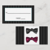 Mr. en Mr. Pin Gestreepte Plaats Kaart Plaatskaartje (Voorkant / Achterkant)