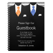 Mr. en Mr. Suit en Stropdas Gastenboek (Sinaasappe Notitieboek (Voorkant)