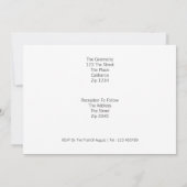 Mr. en Mr. Suit en Stropdas Gay Wedding Aankondiging (Achterkant)