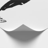 Mr. en Mr. wrapping papier wit en zwart (Hoek)