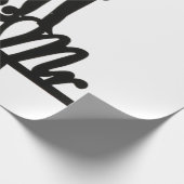 Mr. en Mr. wrapping papier wit en zwart (Hoek)