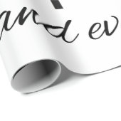 Mr. en Mr. wrapping papier wit en zwart (Rol Hoek)