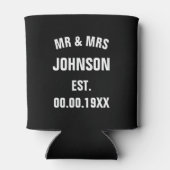 Mr en Mrs 50th trouwdag koelboxxen Blikjeskoeler (Achterkant)