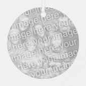Mr en Mrs aandenken trouwornament met foto Metalen Ornament (Achterkant)