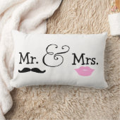 Mr. en Mrs Bride en Groom Wedding Gift Kussen (Deken)