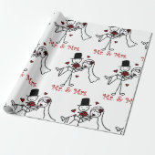 Mr en Mrs. Cadeaupapier (Uitgerold)