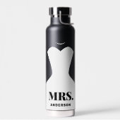 Mr en Mrs Classic Wedding Gift Waterfles (Links)