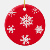 Mr. en Mrs Claus, Afrikaans-Amerikaanse kerstman Keramisch Ornament (Achterkant)