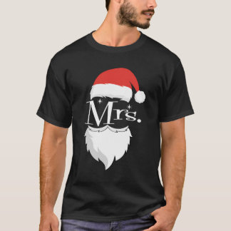 Mr. en Mrs Claus Couples die met Kerstmis Pajama o T-shirt