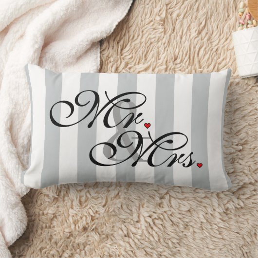 Mr. en Mrs. Click om Kleurstrepes aan te passen Kussen (Deken)
