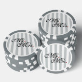 Mr. en Mrs. Click om Kleurstrepes aan te passen Pokerchips (Opstapeling)