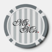 Mr. en Mrs. Click om Kleurstrepes aan te passen Pokerchips (Achterkant)