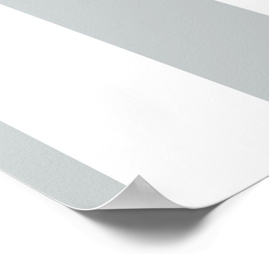 Mr. en Mrs. Click om Kleurstrepes aan te passen Poster (Hoek)