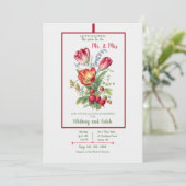 Mr en Mrs Couples Shower Kaart (Staand voorkant)