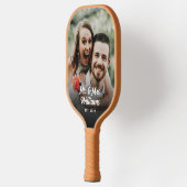 Mr en Mrs Custom Photo Personalized Pickleball Paddle (Links)