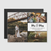 Mr. en Mrs. Dank u voor Collage Wedding (Voorkant / Achterkant)