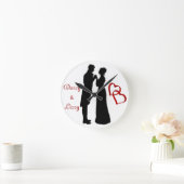 Mr en Mrs Darcy Wall Clock Ronde Klok (Huis)