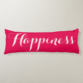 Mr en Mrs Happiness Red Body Pillow Lichaamskussen (Voorkant)