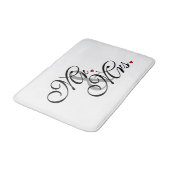 Mr. en Mrs Husband Wife Zijn haar nieuwe wippen Badmat (Gekanteld)