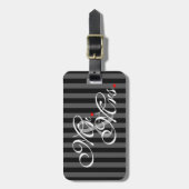 Mr. en Mrs Husband Wife Zijn haar nieuwe wippen Bagagelabel (Voorkant verticaal)