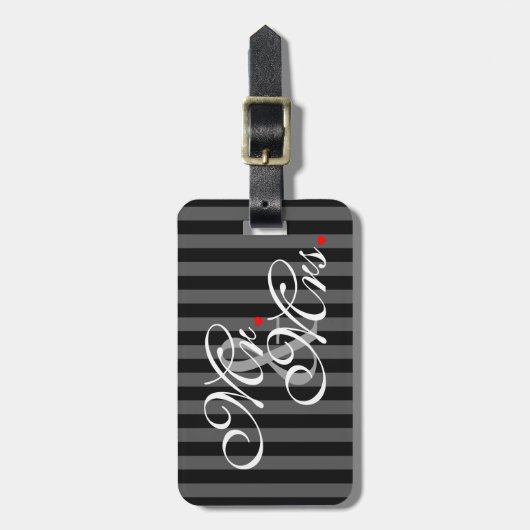 Mr. en Mrs Husband Wife Zijn haar nieuwe wippen Bagagelabel (Voorkant verticaal)