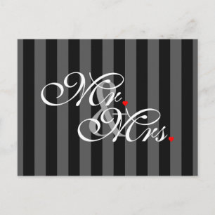 Mr. en Mrs Husband Wife Zijn haar nieuwe wippen Briefkaart