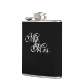 Mr. en Mrs Husband Wife Zijn haar nieuwe wippen Heupfles (Links)