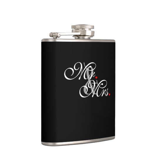 Mr. en Mrs Husband Wife Zijn haar nieuwe wippen Heupfles (Rechts)