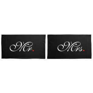 Mr. en Mrs Husband Wife Zijn haar nieuwe wippen Kussensloop