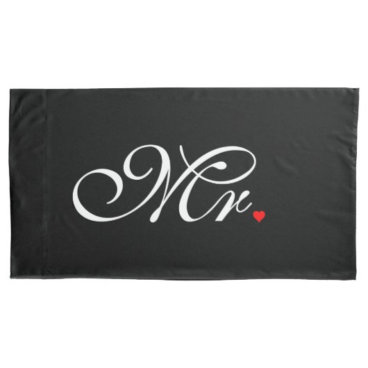 Mr. en Mrs Husband Wife Zijn haar nieuwe wippen Kussensloop (Voorkant-Links)