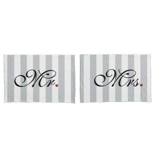 Mr. en Mrs Husband Wife Zijn haar nieuwe wippen Kussensloop (Voorkant-Set)