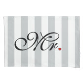 Mr. en Mrs Husband Wife Zijn haar nieuwe wippen Kussensloop (Voorkant-Links)