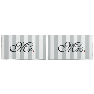 Mr. en Mrs Husband Wife Zijn haar nieuwe wippen Kussensloop