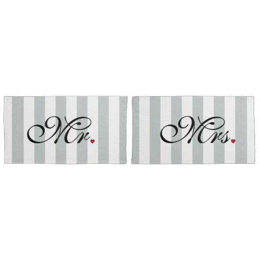 Mr. en Mrs Husband Wife Zijn haar nieuwe wippen Kussensloop (Voorkant-Set)