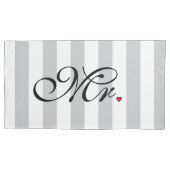 Mr. en Mrs Husband Wife Zijn haar nieuwe wippen Kussensloop (Voorkant-Links)