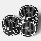 Mr. en Mrs Husband Wife Zijn haar nieuwe wippen Pokerchips (Opstapeling)