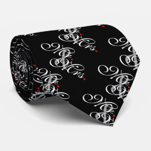 Mr. en Mrs Husband Wife Zijn haar nieuwe wippen Stropdas