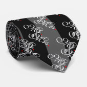 Mr. en Mrs Husband Wife Zijn haar nieuwe wippen Stropdas (Opgerold)