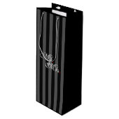 Mr. en Mrs Husband Wife Zijn haar nieuwe wippen Wijn Cadeautas (Voorkant Gekanteld)