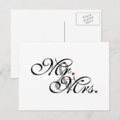 Mr. en Mrs Husband Wife Zijn nieuwe wiet Briefkaart (Voorkant / Achterkant)