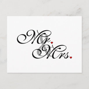 Mr. en Mrs Husband Wife Zijn nieuwe wiet Briefkaart