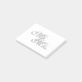 Mr. en Mrs Husband Wife Zijn nieuwe wiet Post-it® Notes (Schuin)