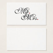 Mr. en Mrs Husband Wife Zijn nieuwe wiet Visitekaartjes (Voorkant /achterkant)