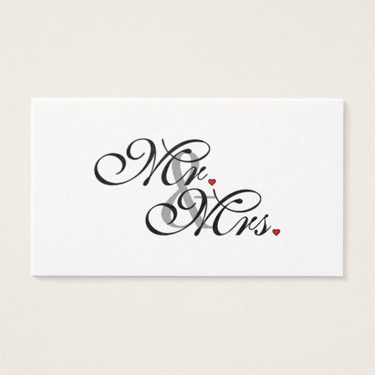 Mr. en Mrs Husband Wife Zijn nieuwe wiet Visitekaartjes (Voorkant)